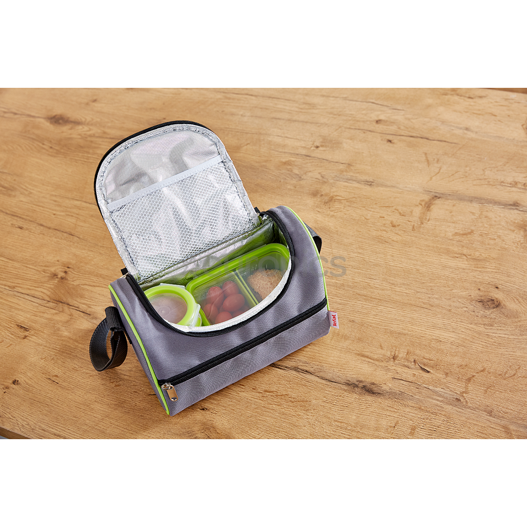 Tefal Masterseal To Go, 1 L, caurspīdīga/zaļa - Uzkodu trauks