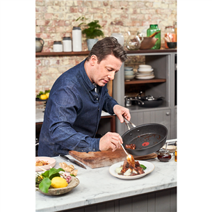 Tefal JAMIE OLIVER, диаметр 26 см, серый - Сотейник