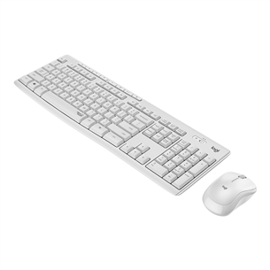 Logitech Slim Combo MK295, US, balta - Bezvadu klaviatūra ar peli 920-009824