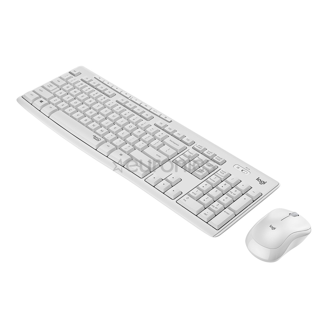 Logitech Slim Combo MK295, US, white - Wireless Desktop