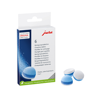 Jura, 6 шт. - Трехфазные таблетки для очистки 24225