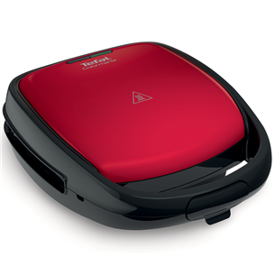 Tefal Snack Time, 700 W, black/red - Sancwich and waffle maker