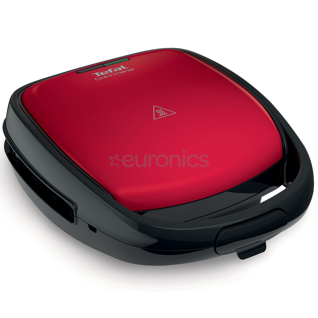 Tefal Snack Time, 700 W, black/red - Sancwich and waffle maker