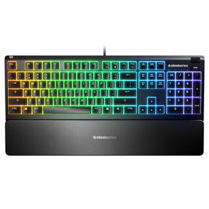 SteelSeries Apex 3, US, melna - Klaviatūra 64795