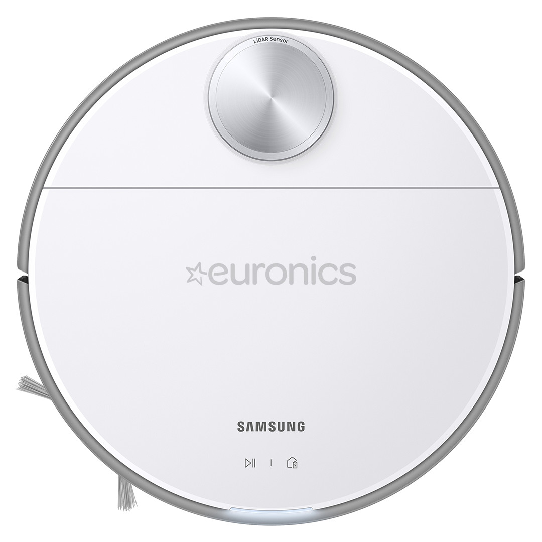 Samsung JetBot 80+, putekļu tvertnes iztukšošana, balta/pelēka - Robots putekļu sūcējs
