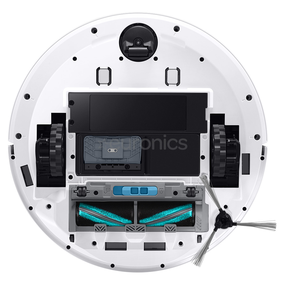 Samsung JetBot 80+, putekļu tvertnes iztukšošana, balta/pelēka - Robots putekļu sūcējs