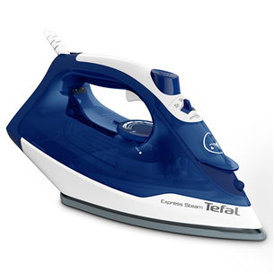 Tefal Express Steam, 2400 W, white/blue - Steam iron FV2838E0