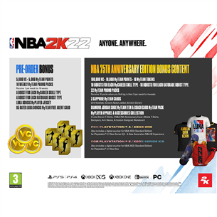 Xbox One game NBA 2K22 75th Anniversary Edition