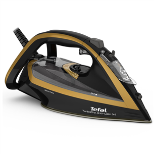 Tefal Turbo Pro Anti-calc, 3000 W, black/gold - Steam iron FV5696E1