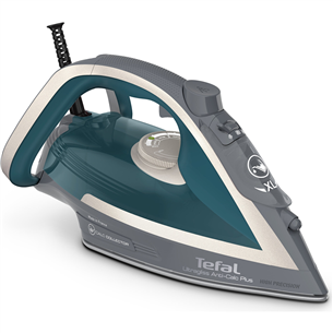 Tefal Ultragliss Plus, 2800 W, balta/pelēka/zaļa - Tvaika gludeklis FV6842E0