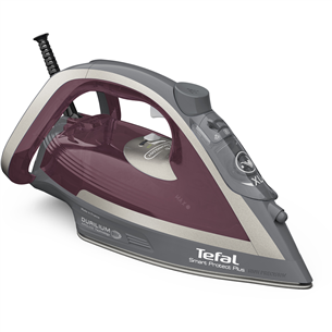 Tefal Smart Protect Plus, 2800 W, lillā/pelēka - Tvaika gludeklis FV6870E0