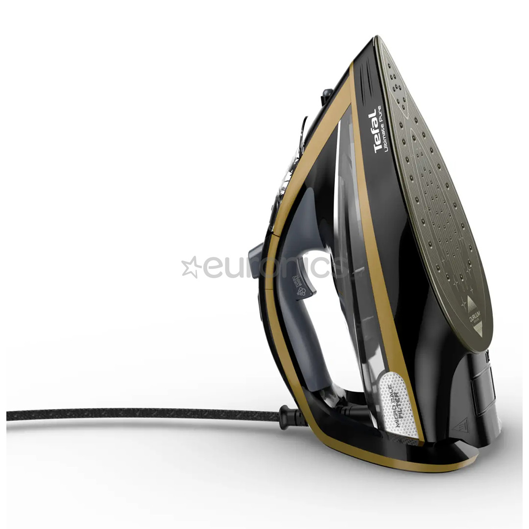Tefal Ultimate Pure, 3000 W, black/gold - Steam iron
