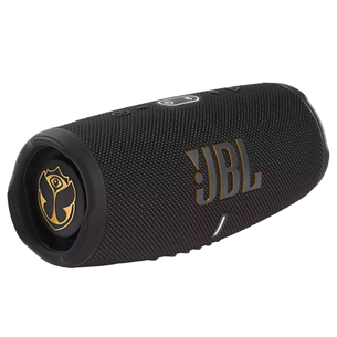JBL Charge 5 Tomorrowland, melna - Portatīvais bezvadu skaļrunis JBLCHARGE5TMLEU