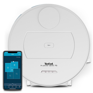 Tefal X-plorer S75 Total Care, balta - Robots putekļu sūcējs RG7687
