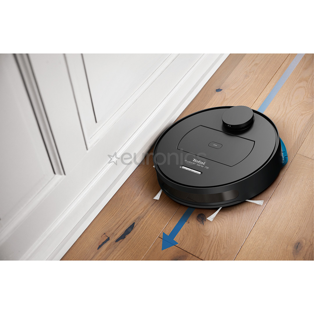 Tefal X-plorer S75 Animal care, melna - Robots putekļu sūcējs
