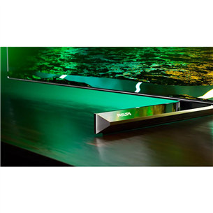 Philips OLED 4K UHD, 55'', sānu statīvs, sudraba - Televizors