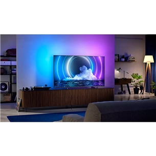Philips MiniLED 4K UHD, 65", feet stand, silver - TV