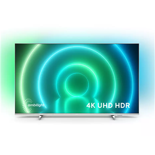 Philips LCD 4K UHD 50", feet stand, silver - TV 50PUS7956/12