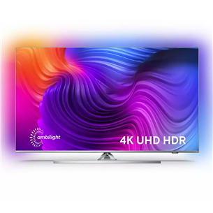 Philips LCD 4K UHD, 43", central stand, silver - TV 43PUS8536/12