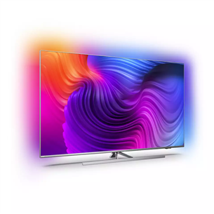 Philips LCD 4K UHD, 43", центральная подставка, серебристый - Телевизор