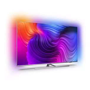 Philips LCD 4K UHD, 50", central stand, silver - TV