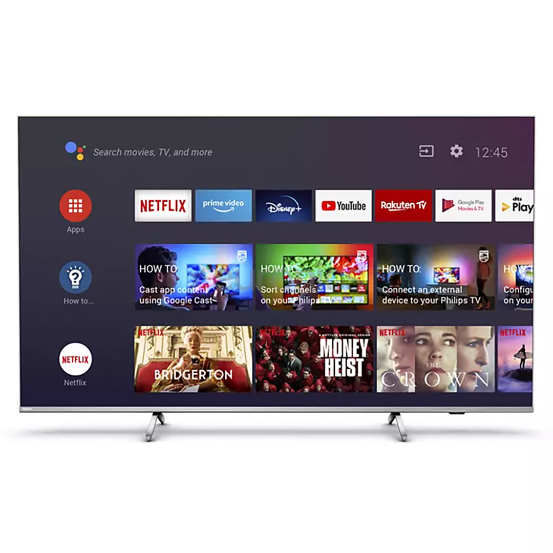 Philips LCD 4K UHD, 75", sānu statīvs, sudraba - Televizors