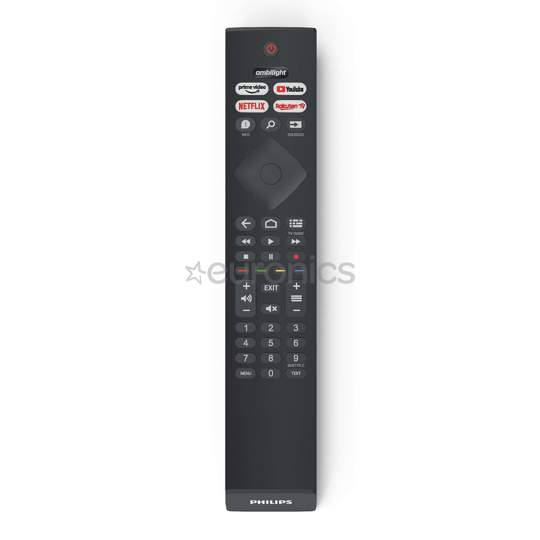 Philips LCD 4K UHD, 43", sānu statīvs, pelēka - Televizors