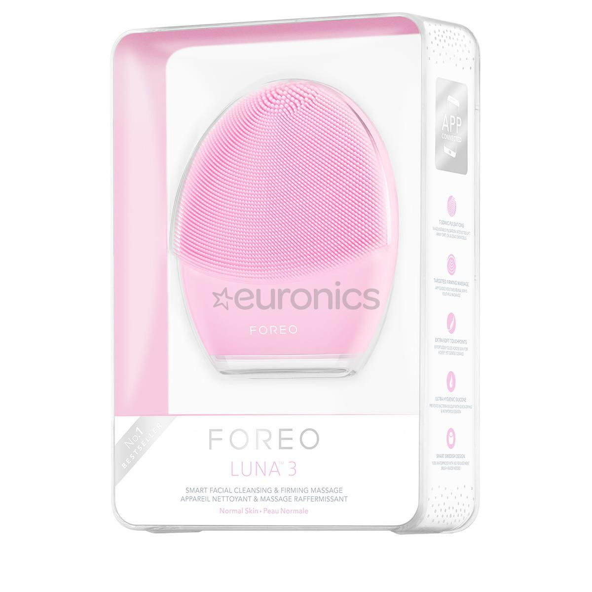Foreo Luna 3 normal, розовый - Щеточка для очищения лица