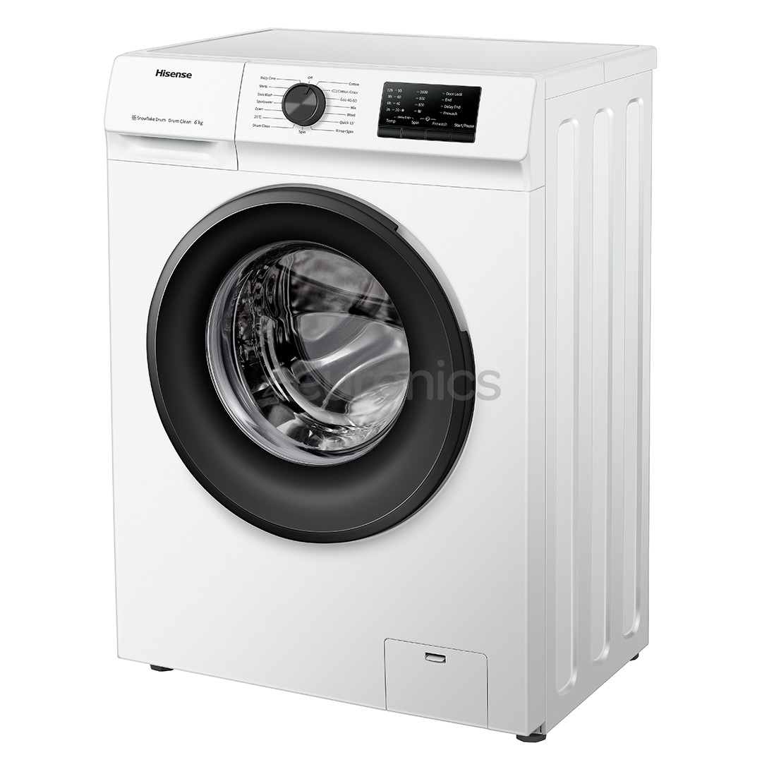 Hisense, 6 kg, dziļums 38 cm, 1000 apgr/min. - Veļas mazgājamā mašīna ar priekšējo ielādi