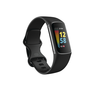 Aktivitāšu sensora aproce Charge 5, Fitbit FB421BKBK