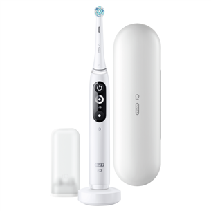 Braun Oral-B iO 7, футляр, белый/черный - Электрическая зубная щетка