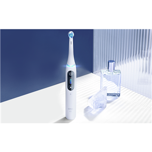 Braun Oral-B iO 7, футляр, белый/черный - Электрическая зубная щетка