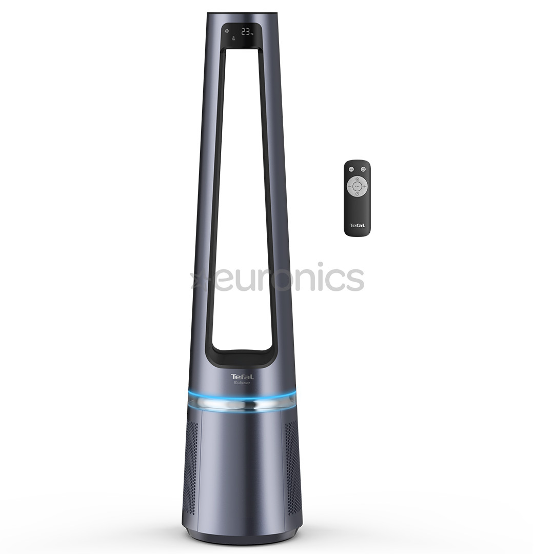 Tefal Eclipse 2in1, 120 м³/ч, серый - Очиститель воздуха и вентилятор