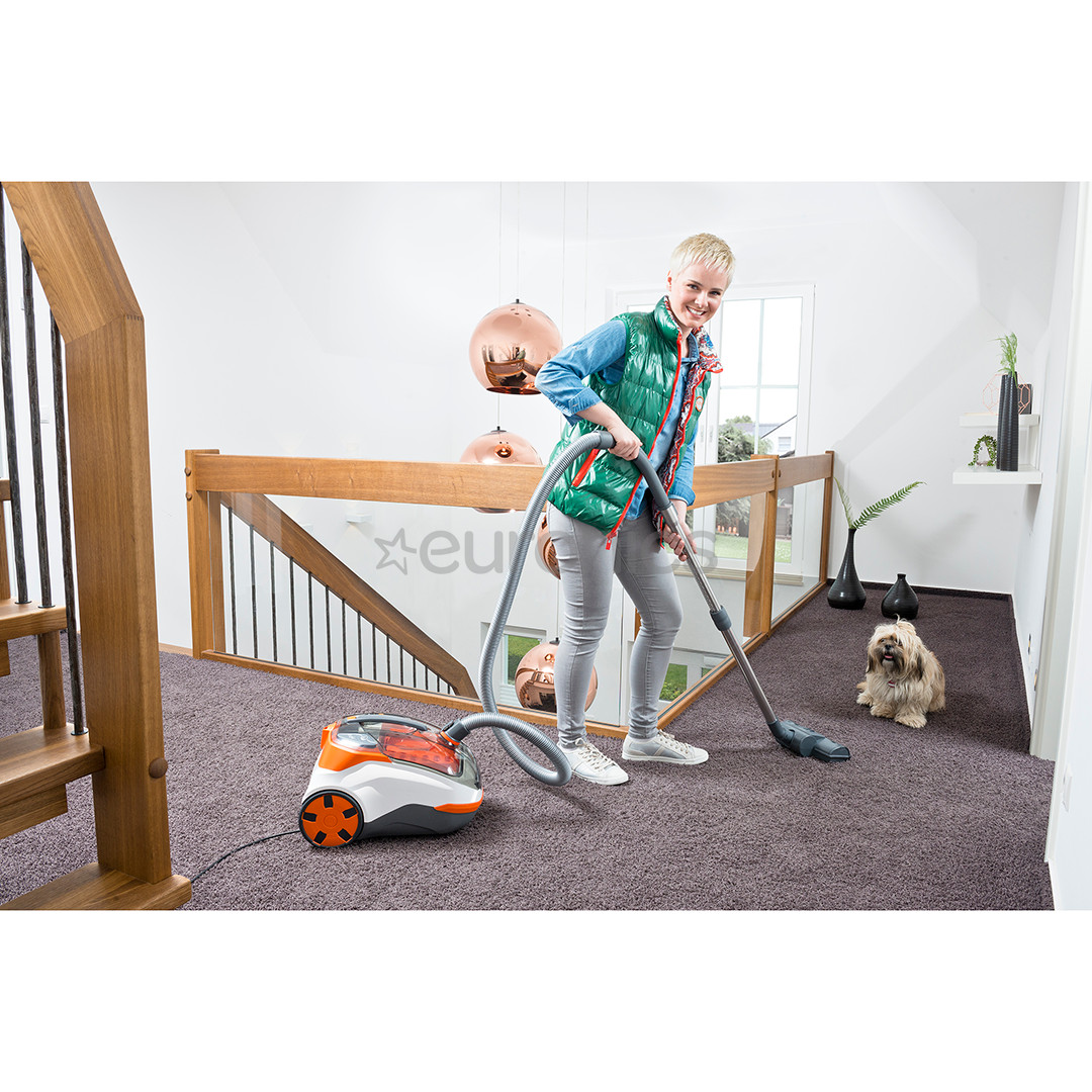 Thomas Cycloon Pet & Friends, 1700 W, ar ūdens konteineri, oranža/balta - Putekļu sūcējs