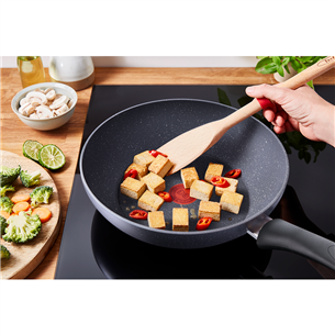 Tefal Healthy Chef, diametrs 28 cm, tumši pelēka - Wok panna