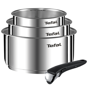 Tefal Ingenio Essential, diameter 16/18/20 cm, inox - Saucepan set + handle