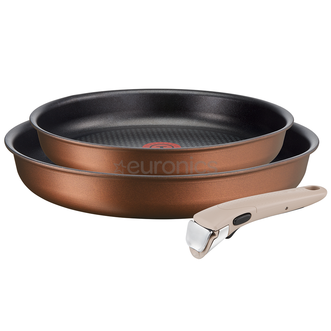 Tefal Ingenio Eco Respect, diameter 22/26 cm, copper Frypan set