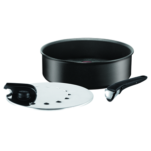 Tefal Ingenio Expertise, диаметр 26 см, черный - Глубокая сковорода + крышка + ручка L6503303
