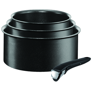 Tefal Ingenio Expertise, диаметр 16/18/20 см, черный - Комплект кастрюль + ручка L6509503