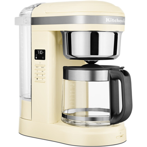 KitchenAid, резервуар для воды 1,7 л, бежевый - Капельная кофеварка 5KCM1209EAC