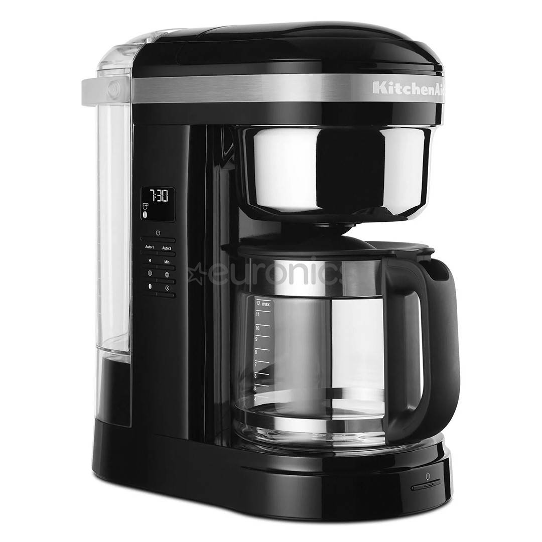 Kitchenaid, water tank 1.7 L, black - Filter coffee machine