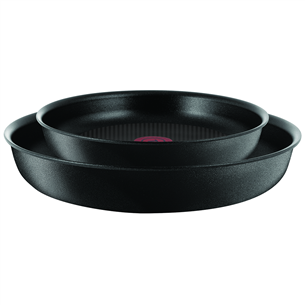 Tefal Ingenio Performance, диаметр 22/26 см, черный - Комплект сковородок