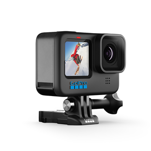 GoPro HERO10 Black, 5.3K/60fps, melna - Video kamera