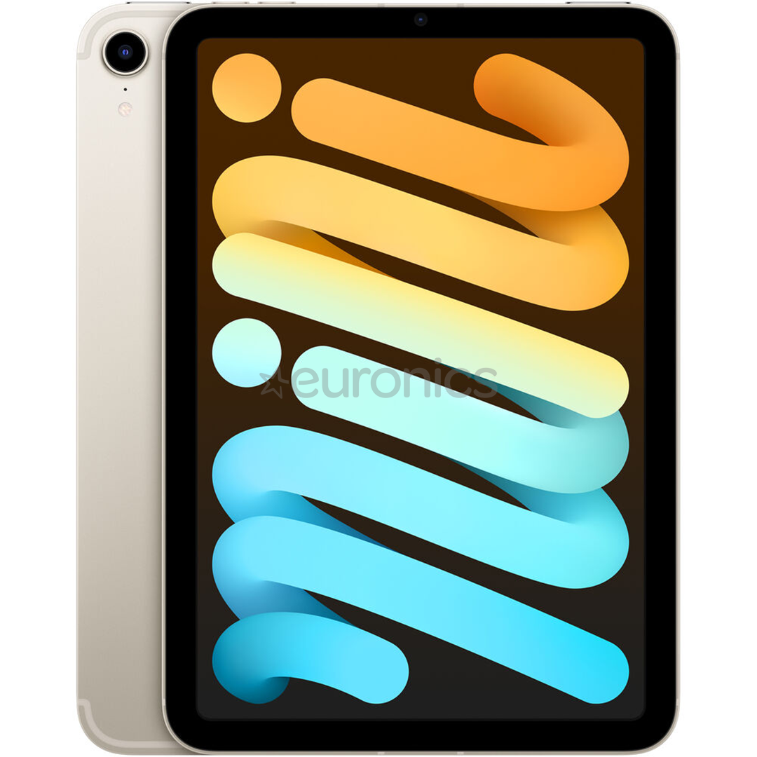 Apple iPad mini (2021), 8.3", 64 GB, WiFi + LTE, starlight - Tablet