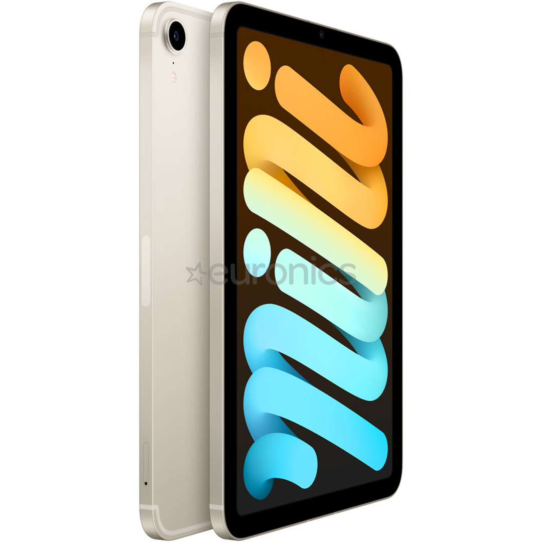 Apple iPad mini (2021), 8.3", 256 GB, WiFi + LTE, starlight - Tablet