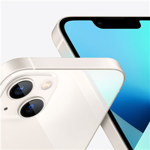 Apple iPhone 13 mini, 128 GB, balta – Viedtālrunis
