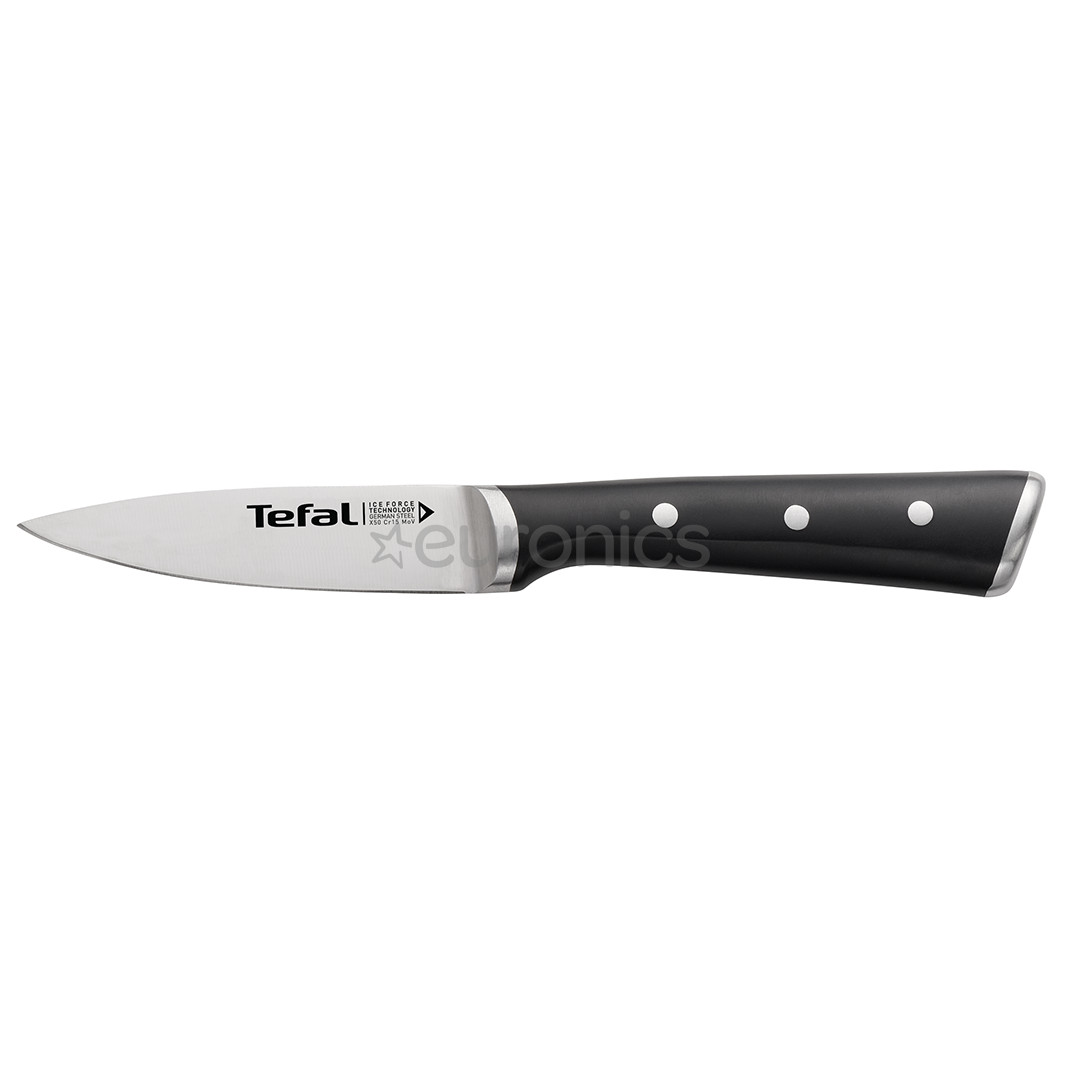 Tefal Ice Force, garums 9 cm, melna/nerūsējošā tērauda - Nazis