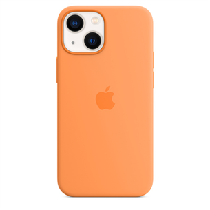 Apple iPhone 13 Mini Silicone Case with MagSafe, gaiši oranža - Apvalks viedtālrunim