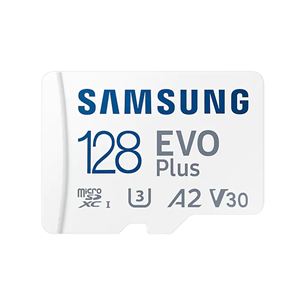 Карта памяти Micro SDXC + SD-адаптер Samsung EVO Plus 2021 (128 ГБ) MB-MC128KA/EU