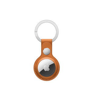 Apple AirTag Leather Key Ring, brūna - Atslēgu piekariņš MMFA3ZM/A